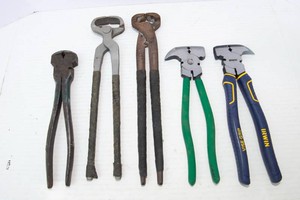 Set of Five Pliers