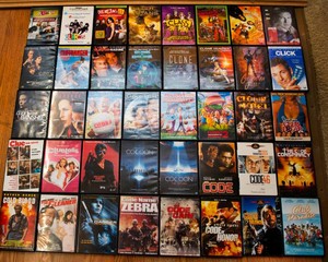 Big Collection of DVDs #22 - Click, Cloudy With a Chance of Meatballs, Clueless