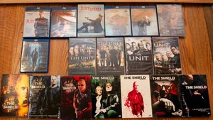 Justified, The Unit & The Shield  Complete-Series DVD Collection
