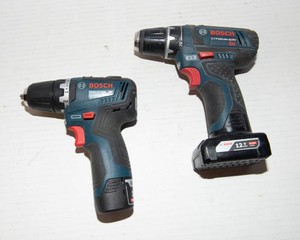 Bosch GSR12V-300 & PS31 Cordless Drills with Batteries
