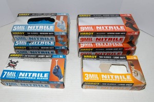 Nitrile Gloves  6 Boxes