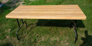 Wood-Top Folding Work Table  60