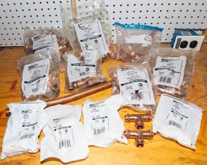 Assorted Copper Fittings Collection