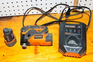 RIDGID Cordless Palm Impact Screwdriver  2 Batteries & Charger