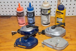 Strait-Line Chalk Reels & Assorted Marking Chalk