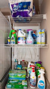 Assorted Household Cleaning Products