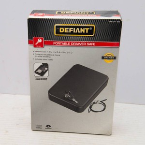 Defiant Portable Drawer Safe  New in Box