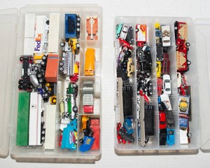 Toy Vehicles  2 Containers Full