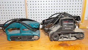Makita 9910 & Craftsman Belt Sanders