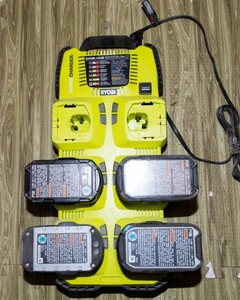 Ryobi SuperCharger Station with 4 18V Batteries