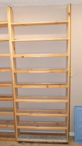 Handcrafted Tall Wooden Shelf  81.5