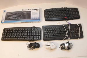 Computer Keyboards & Corded Mice