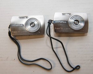 Olympus Stylus 710 All-Weather Digital Cameras  Set of 2 with Accessories