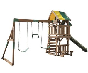 $799 KidKraft  Arbor Crest Wood Swing Set