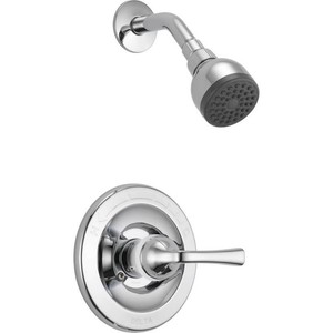 Delta  Foundations  One-Handle 1-Spray Chrome Shower Faucet