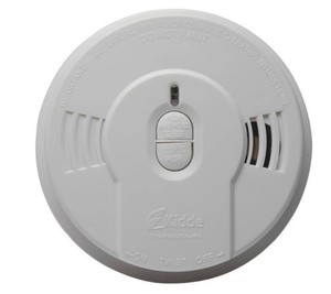 Kidde  Worry-Free 10-Year Sealed-In Lithium Battery-Powered Ionization Smoke Alarm with Hush