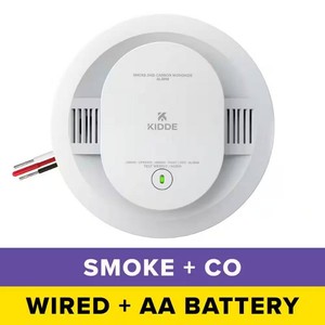 Kidde Hardwired Smoke and Carbon Monoxide Detector, Interconnectable and LED Warning Lights, 30CUAR