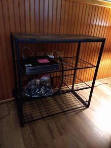 Small Metal Shelf Unit - NO CONTENTS