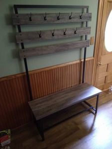 Entryway Bench & Coat Rack