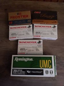 (6) Boxes .223 Ammo - Variety