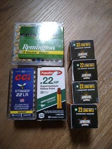 (6) Boxes .22 Ammo - Varmint, HP, Etc