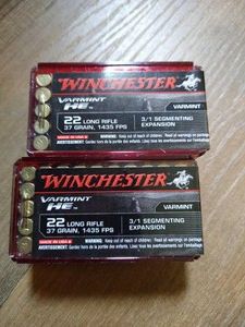 (2) Boxes Winchester Varmint HE Varmint Ammo