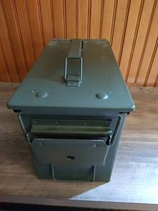 Metal Ammo Box With (4) Boxes 12 Ga. Shells - Dove, Pheasant, Etc