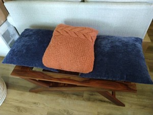 (3) Oversized Plush Decorative Pillows