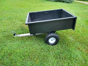 Small Metal Lawn Utility Trailer
