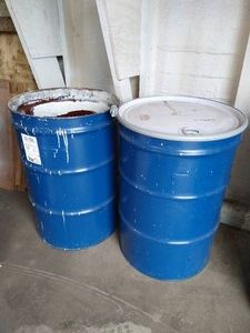 (2) 55 Gallon Steel Drums