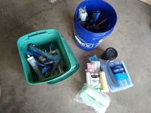 Large Caulk & Painting Lot