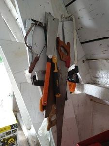 Large Lot of Saws - Pull Saws, Hacksaw, Coping Saw, etc