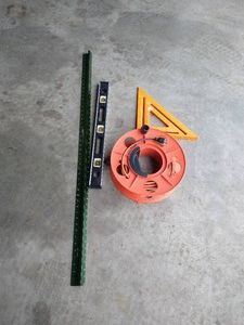 Level, Square & Extension Cord Roll
