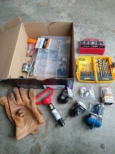 Hardware Lot - Drill Bits & Router Bits