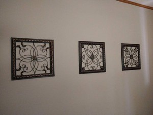 (3) Matching Metal Wall Hangings