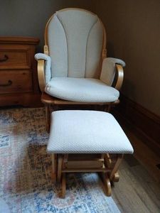 Shermag Glider Rocker & Ottoman