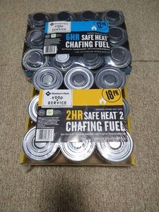 (2) Unopened Cases of Chafing Fuel Cans