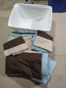 Misc Bedding & Nice Laundry Basket