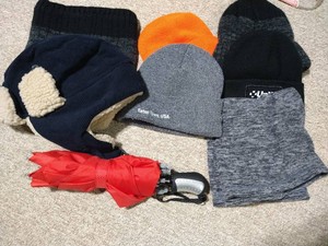 Misc Hats, Outerwear & Umbrella