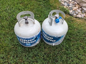 (2) Propane Tanks - (1) Empty & (1) New