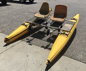 Two Person Water Bike on Floats