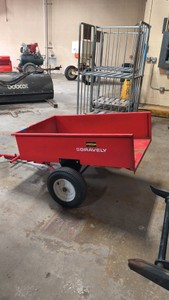 GRAVELY PULL BEHIND UTILITY TRAILER