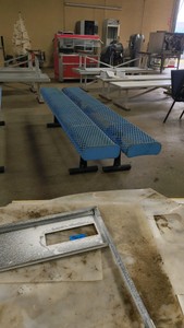 STEEL BENCHES