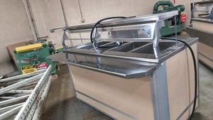 ATLAS STAINLESS MOBILE FOOD SERVICE CART