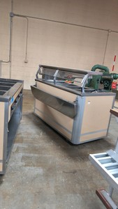 ATLAS STAINLESS  MOBILE FOOD SERVICE CART
