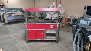 ATLAS STAINLESS STEEL MOBILE FOOD SERVICE CART