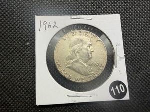1962 Silver Franklin Half Dollar