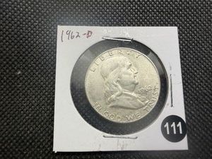 1962-D Silver Franklin Half Dollar