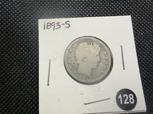 Better Date 1893-S Silver Barber Quarter - Greysheet Value for a G4 is $24.40