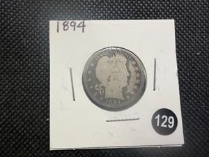 1894 Silver Barber Quarter